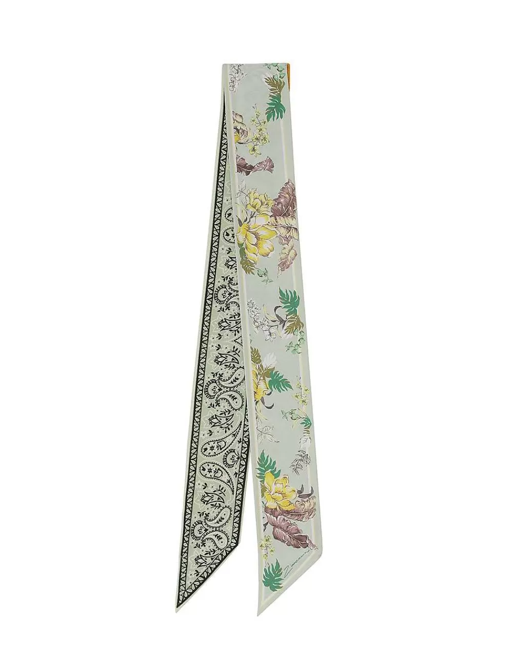 Sale ZIMMERMANN Printed Silk Ribbon Scarf