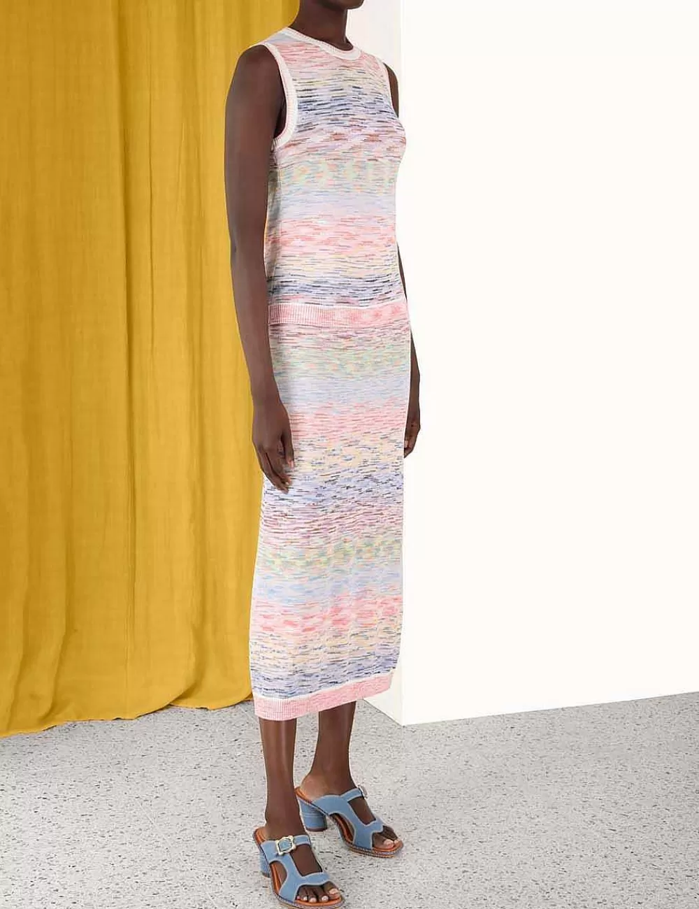 Best Sale ZIMMERMANN Raie Marl Midi Skirt