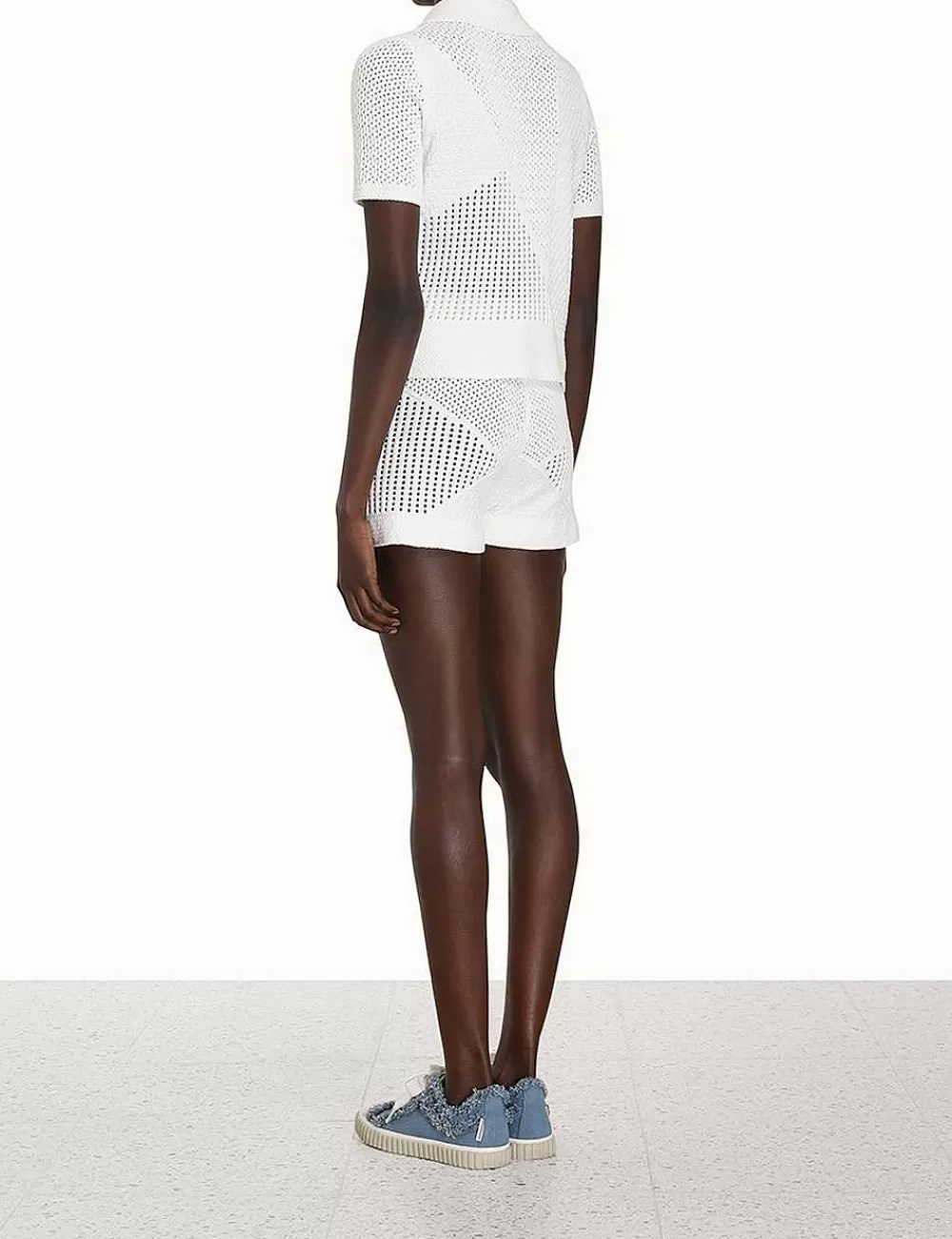Flash Sale ZIMMERMANN Raie Mesh Knit Shorts