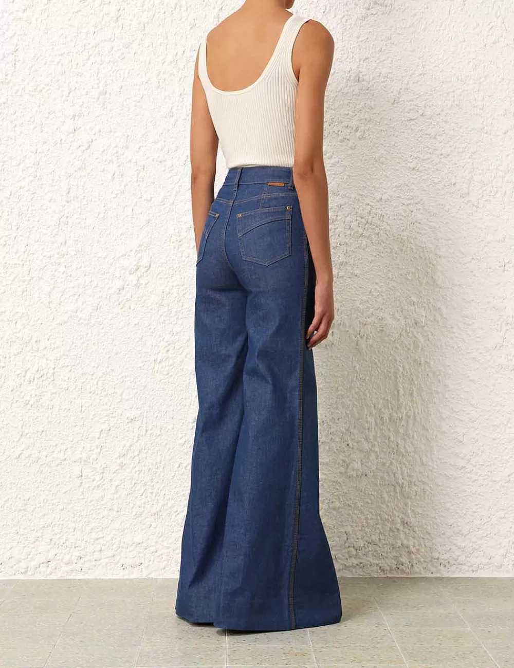 Shop ZIMMERMANN Scoop Neck Tank