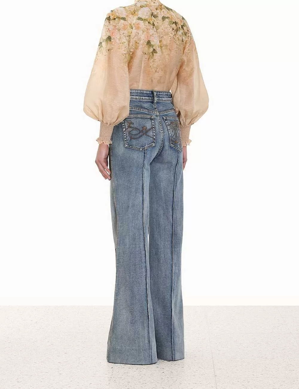 Cheap ZIMMERMANN Sensory Buttoned Blouse