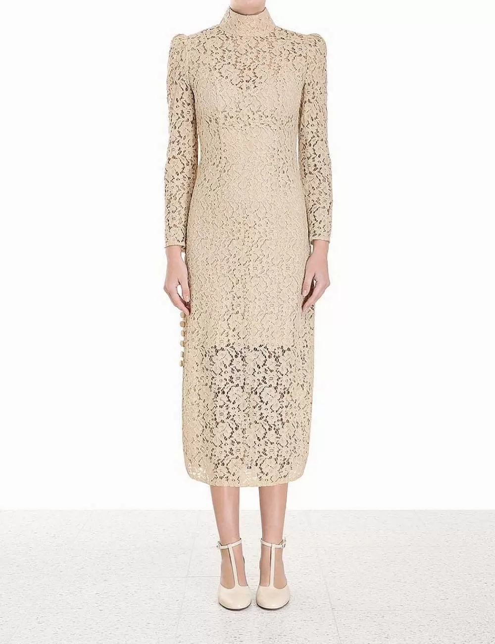 Best Sale ZIMMERMANN Sensory Lace Midi Dress
