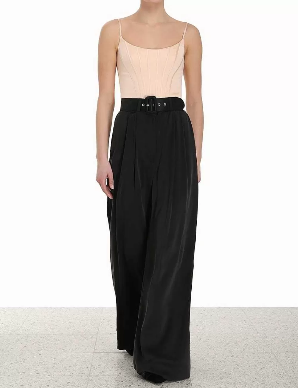 Shop ZIMMERMANN Silk Corset Top