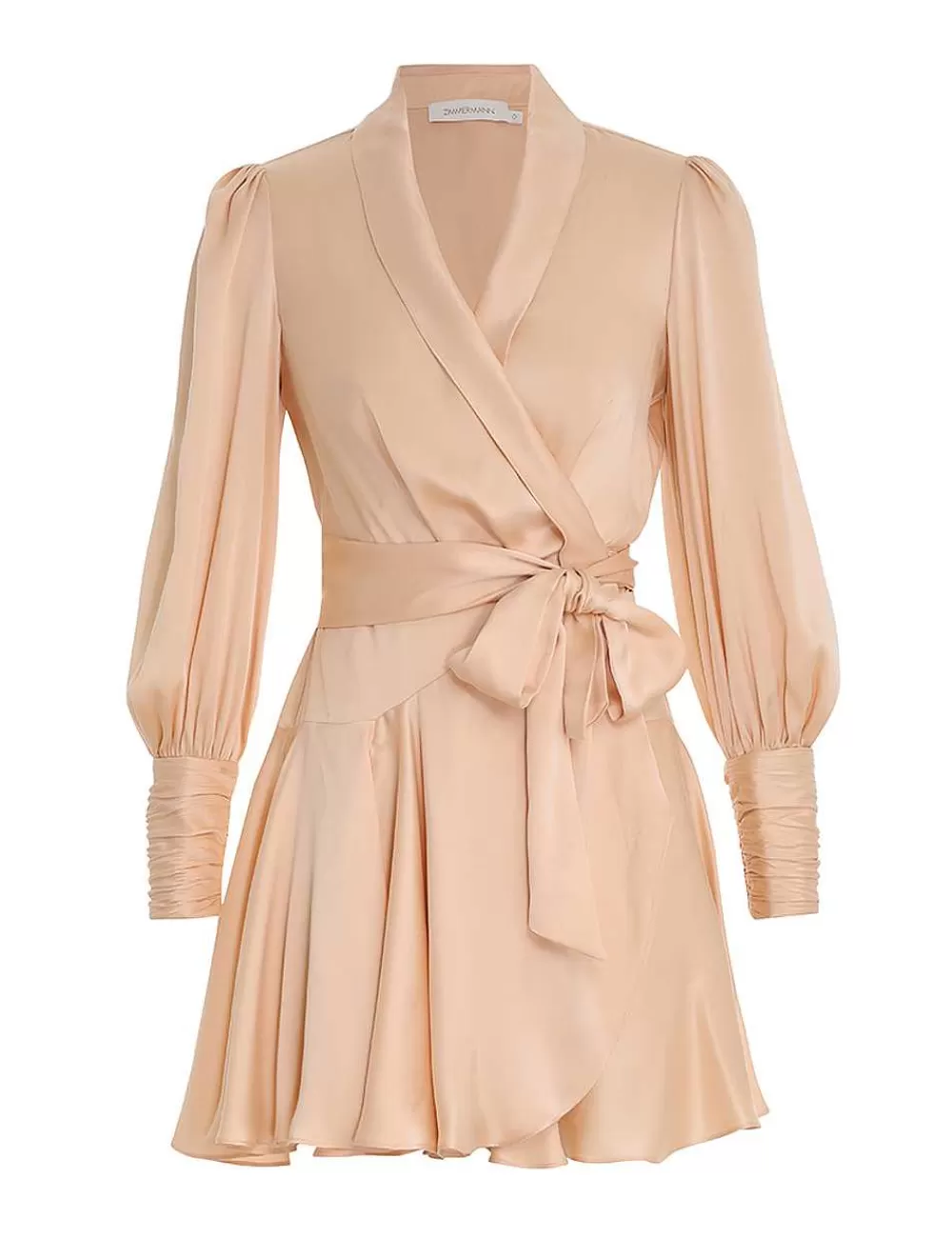 Cheap ZIMMERMANN Silk Wrap Mini Dress