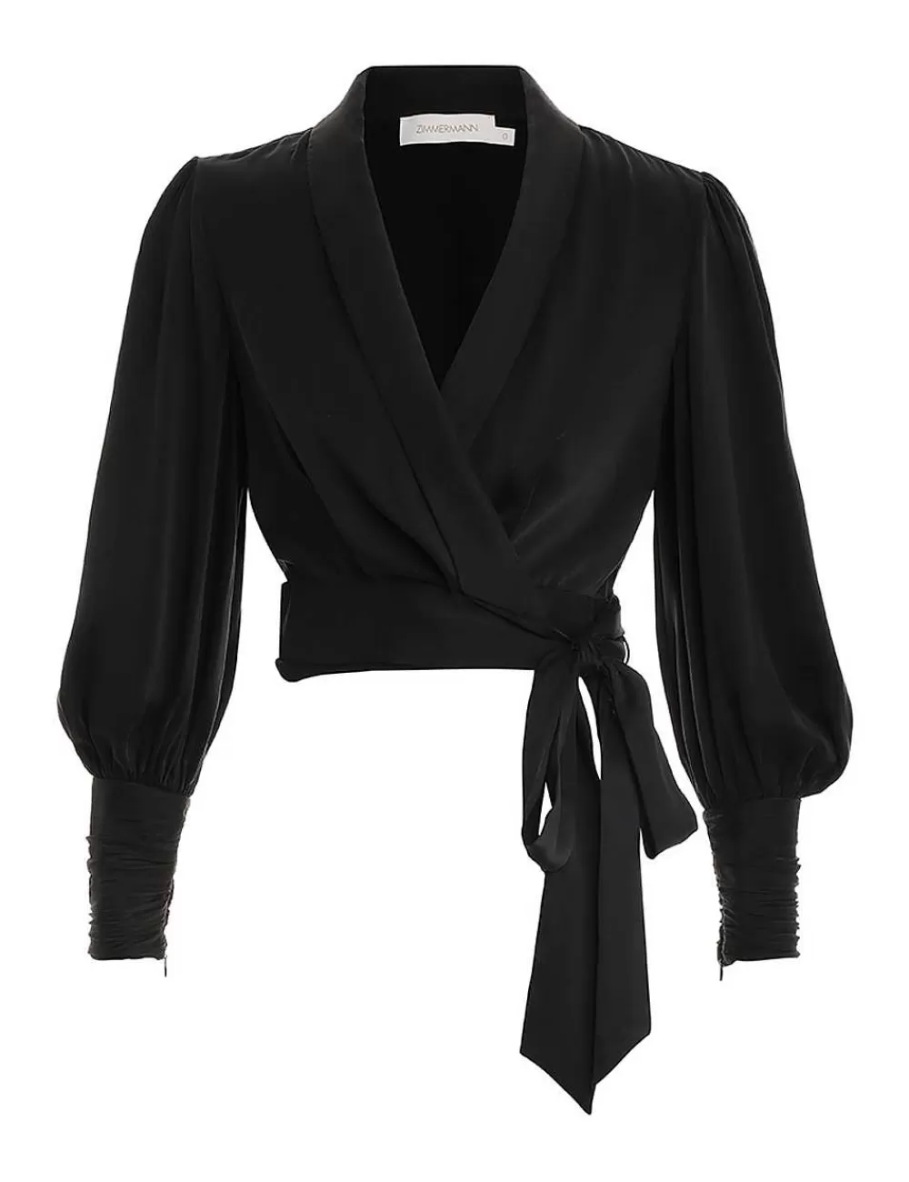 New ZIMMERMANN Silk Wrap Top
