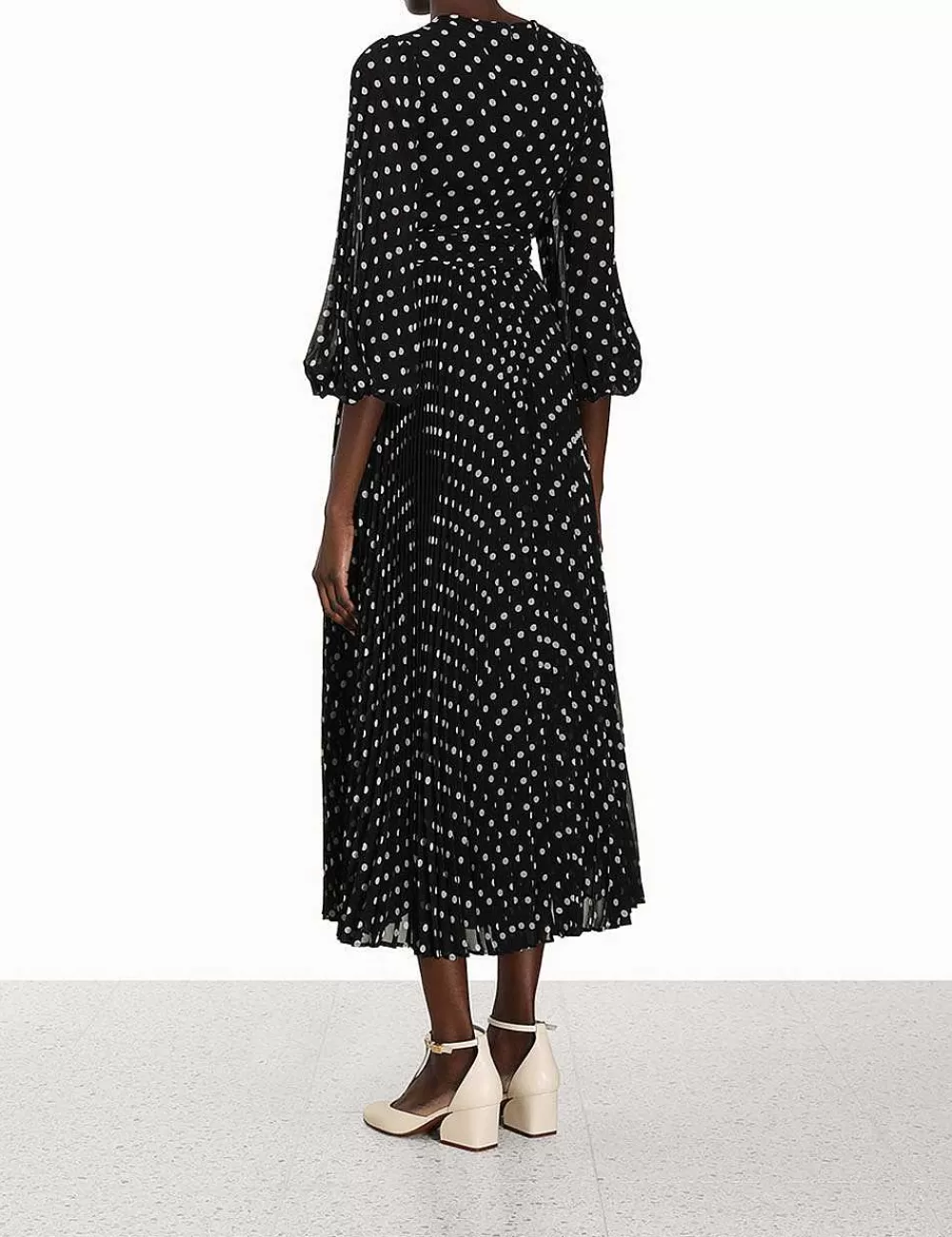 Cheap ZIMMERMANN Sunray Long Sleeve Midi