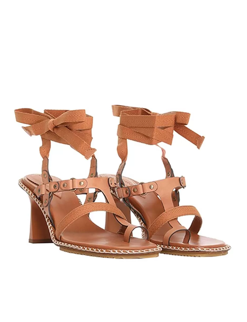 Shop ZIMMERMANN Toe Thong Bow Sandal 65