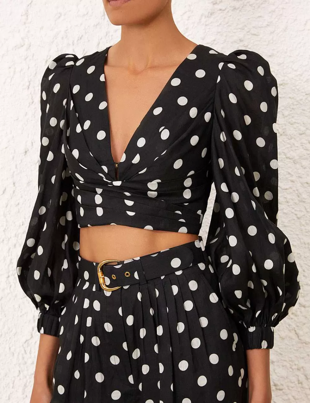 Shop ZIMMERMANN Tuck Bodice Top