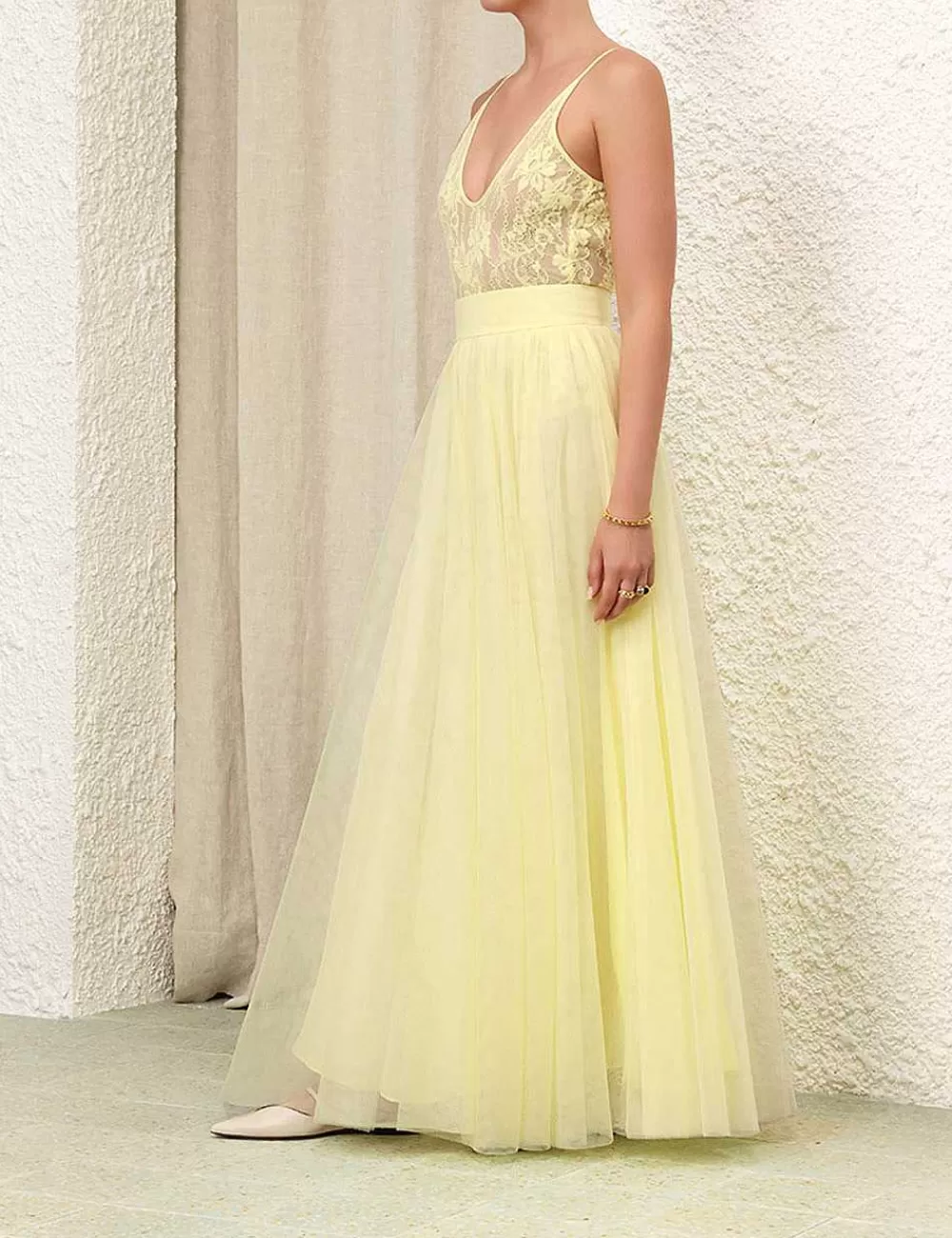 Shop ZIMMERMANN Tulle Skirt