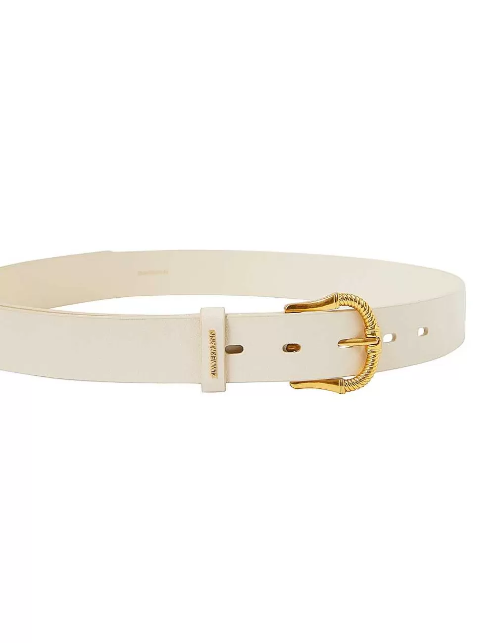 Best ZIMMERMANN Twisted Buckle Leather Belt 30