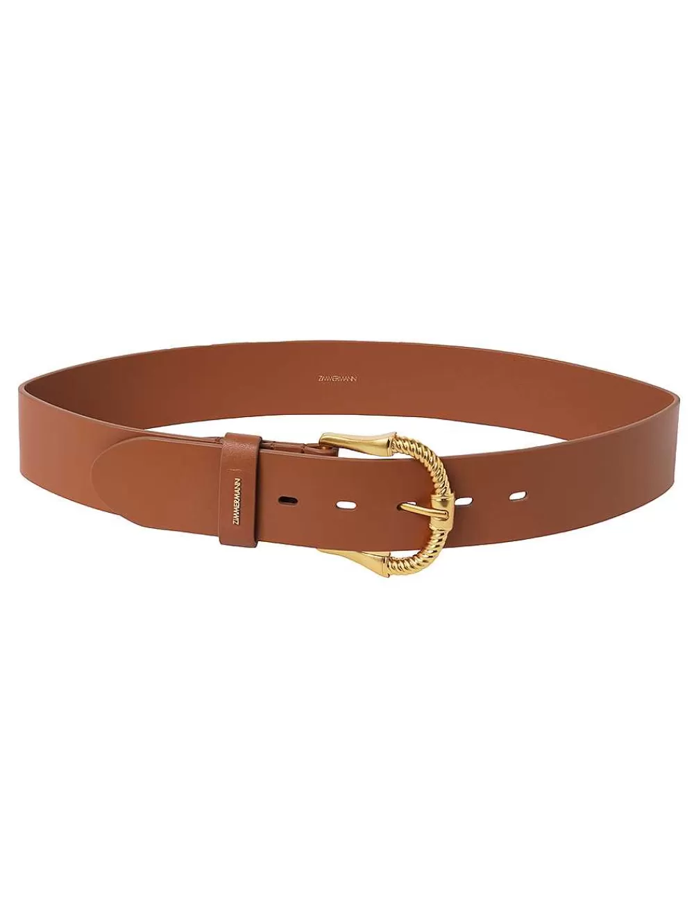 Sale ZIMMERMANN Twisted Buckle Leather Belt 40