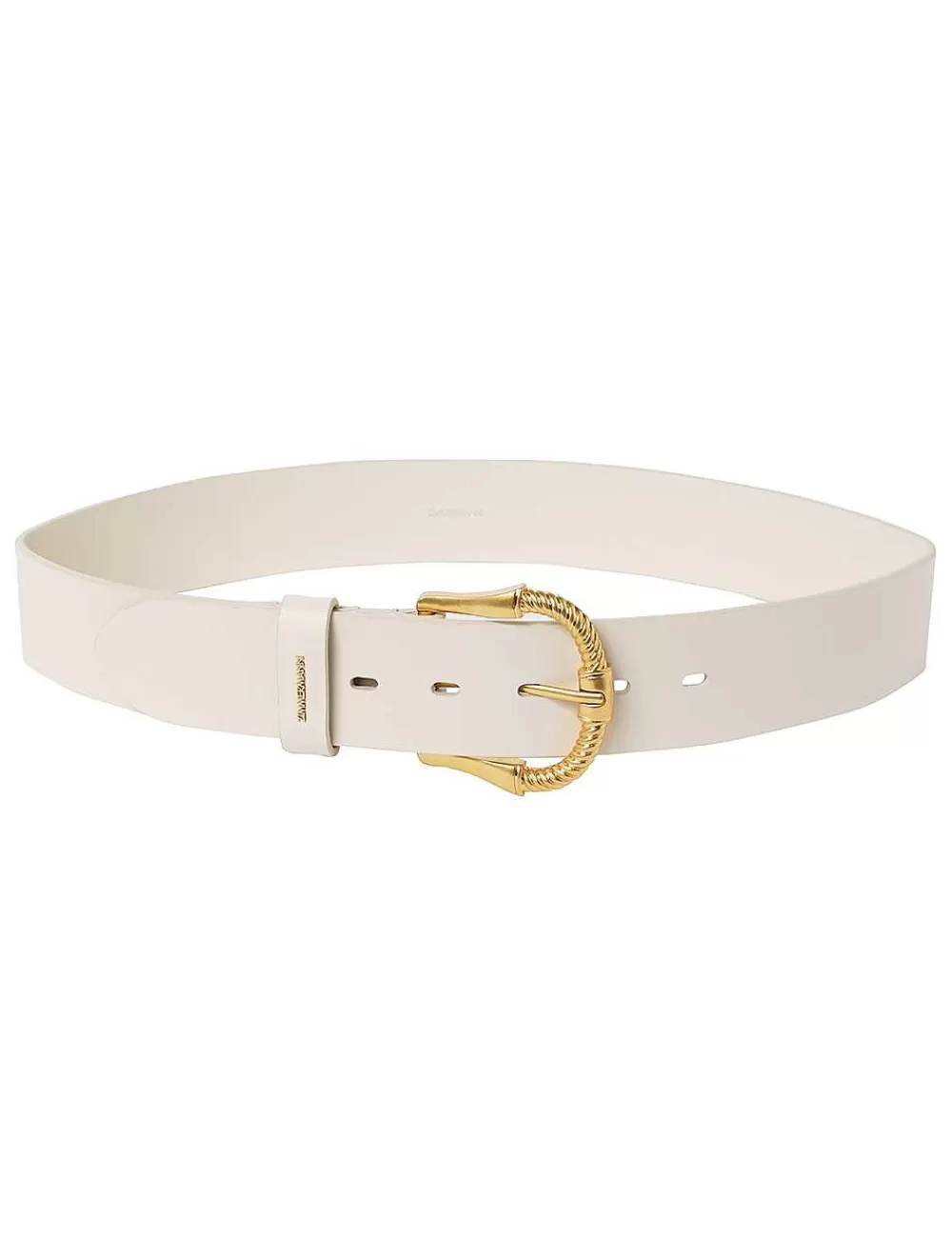 Cheap ZIMMERMANN Twisted Buckle Leather Belt 40