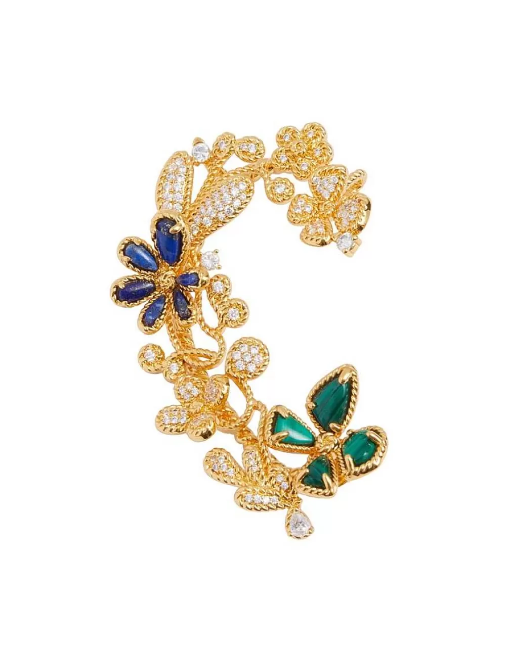 Outlet ZIMMERMANN Twisted Wire Flower Ear Cuff