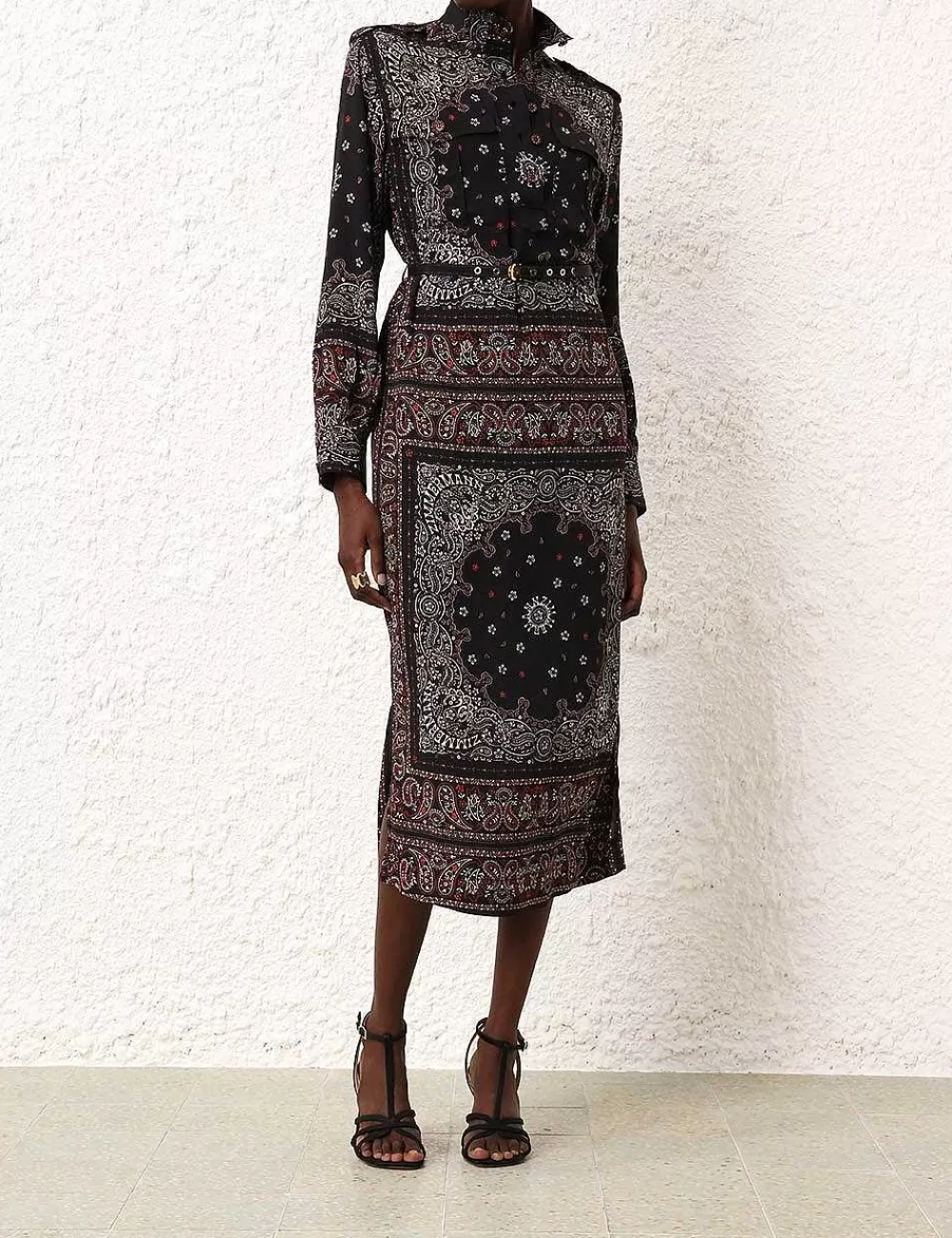 Cheap ZIMMERMANN Utility Midi Dress