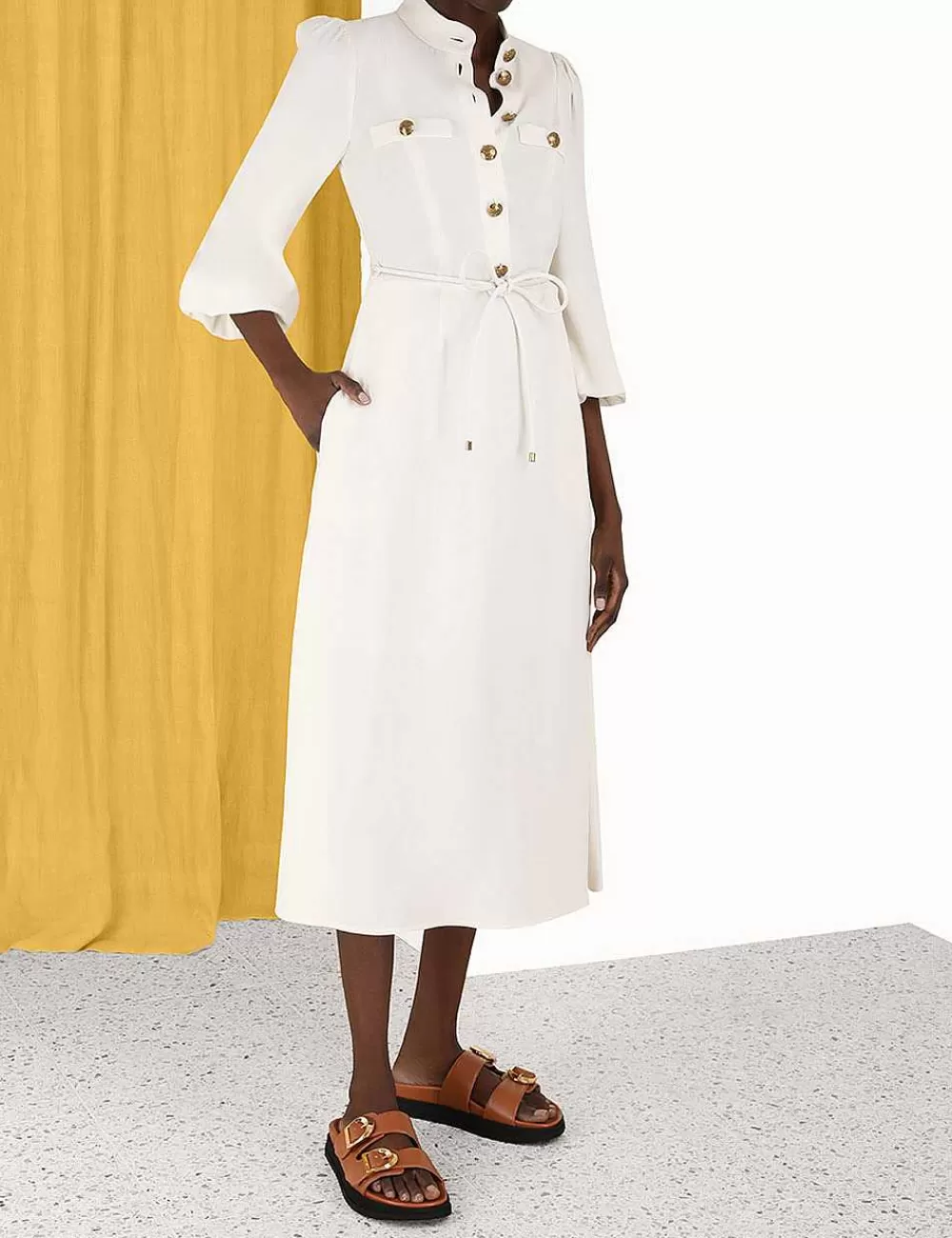 New ZIMMERMANN Utility Midi Dress