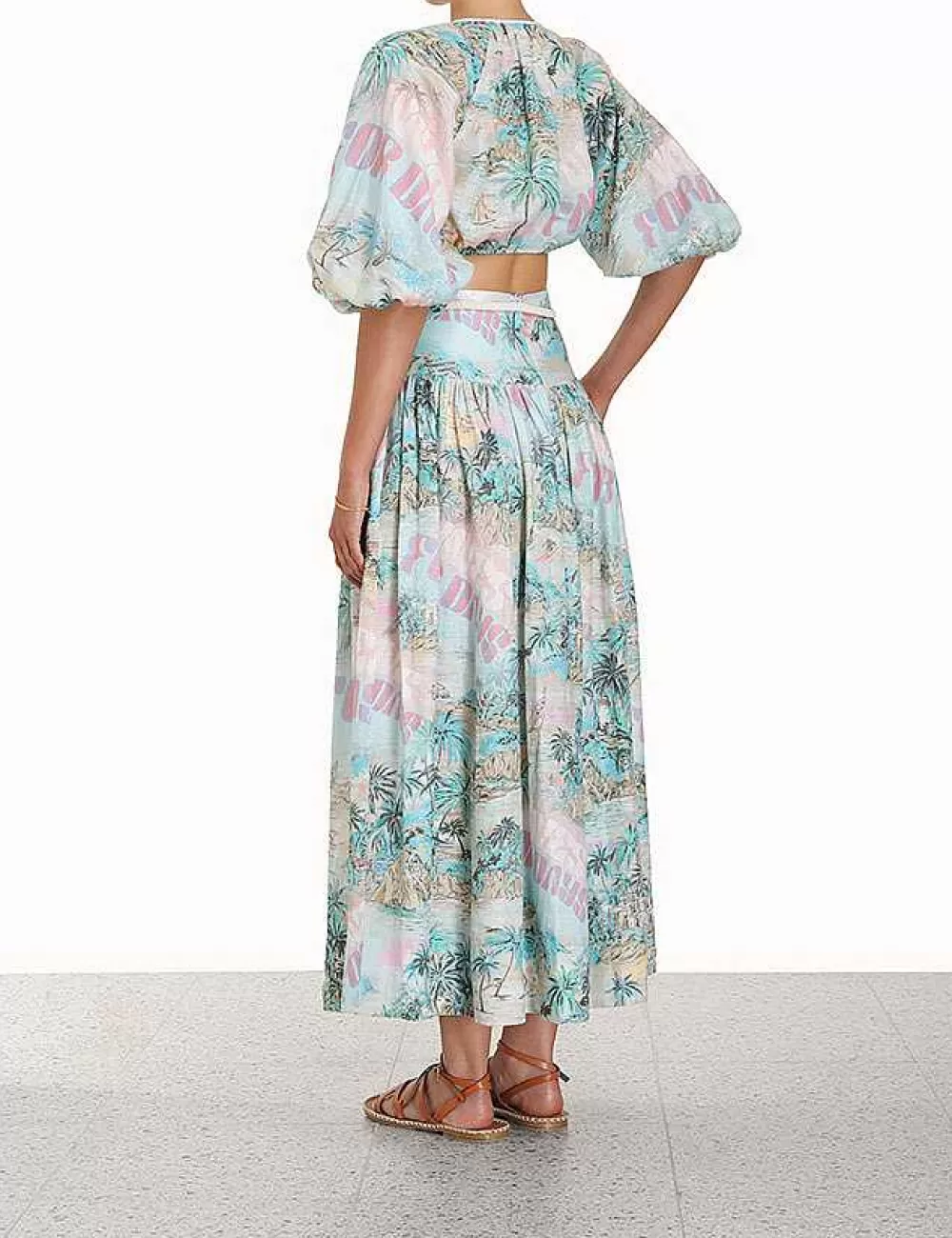 Sale ZIMMERMANN Vacay Midi Skirt