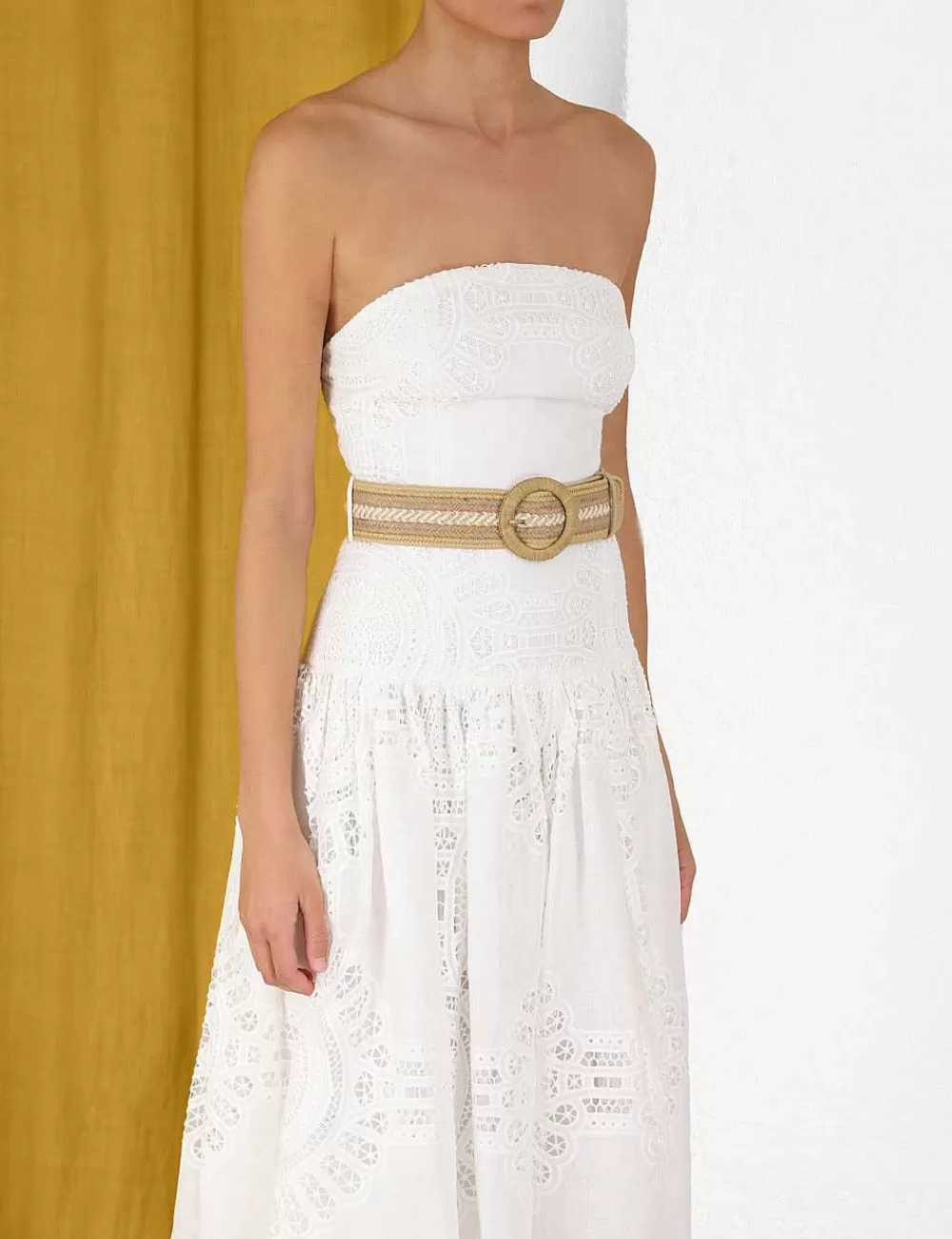 Outlet ZIMMERMANN Vacay Strapless Midi Dress