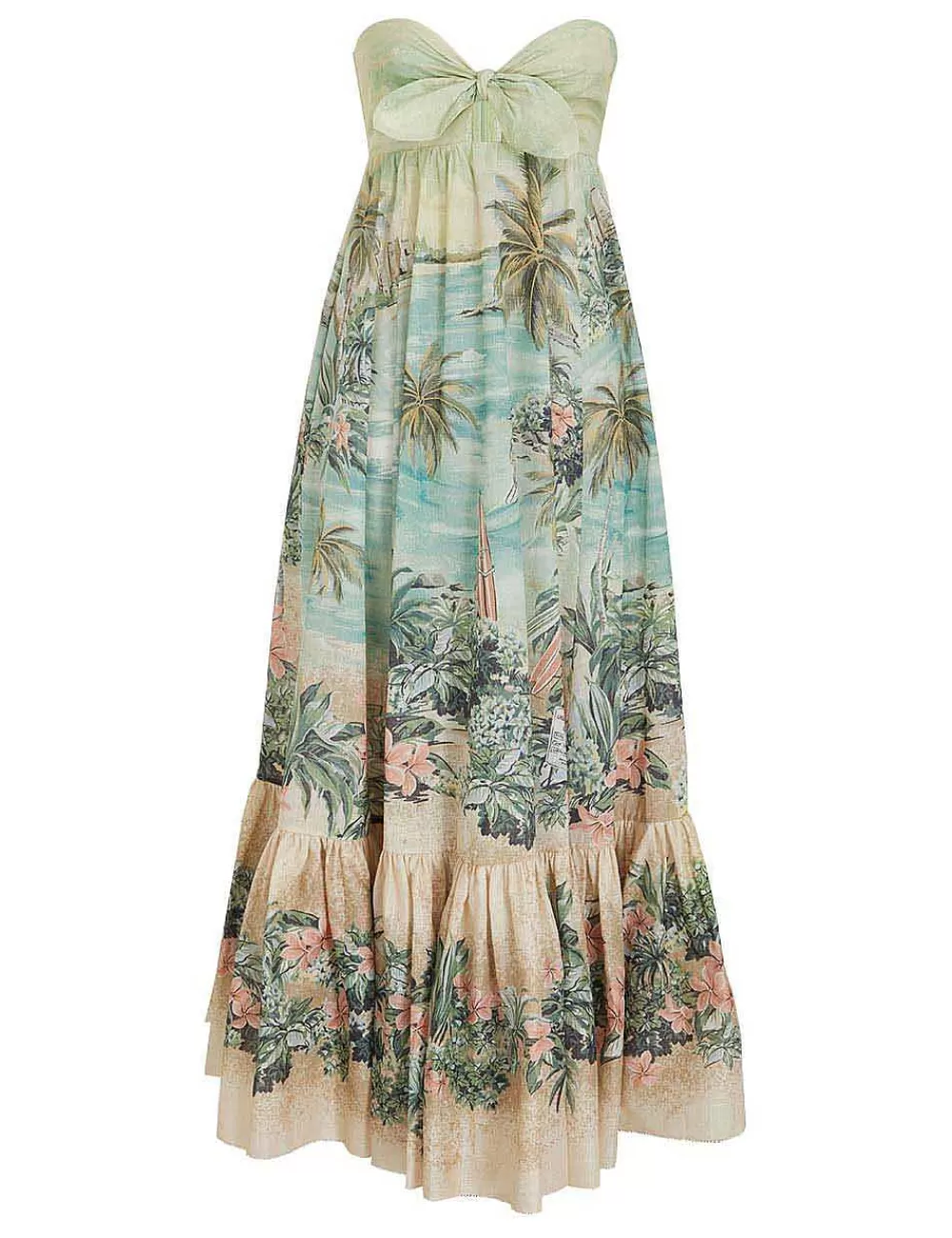 Best ZIMMERMANN Vacay Strapless Tie Dress