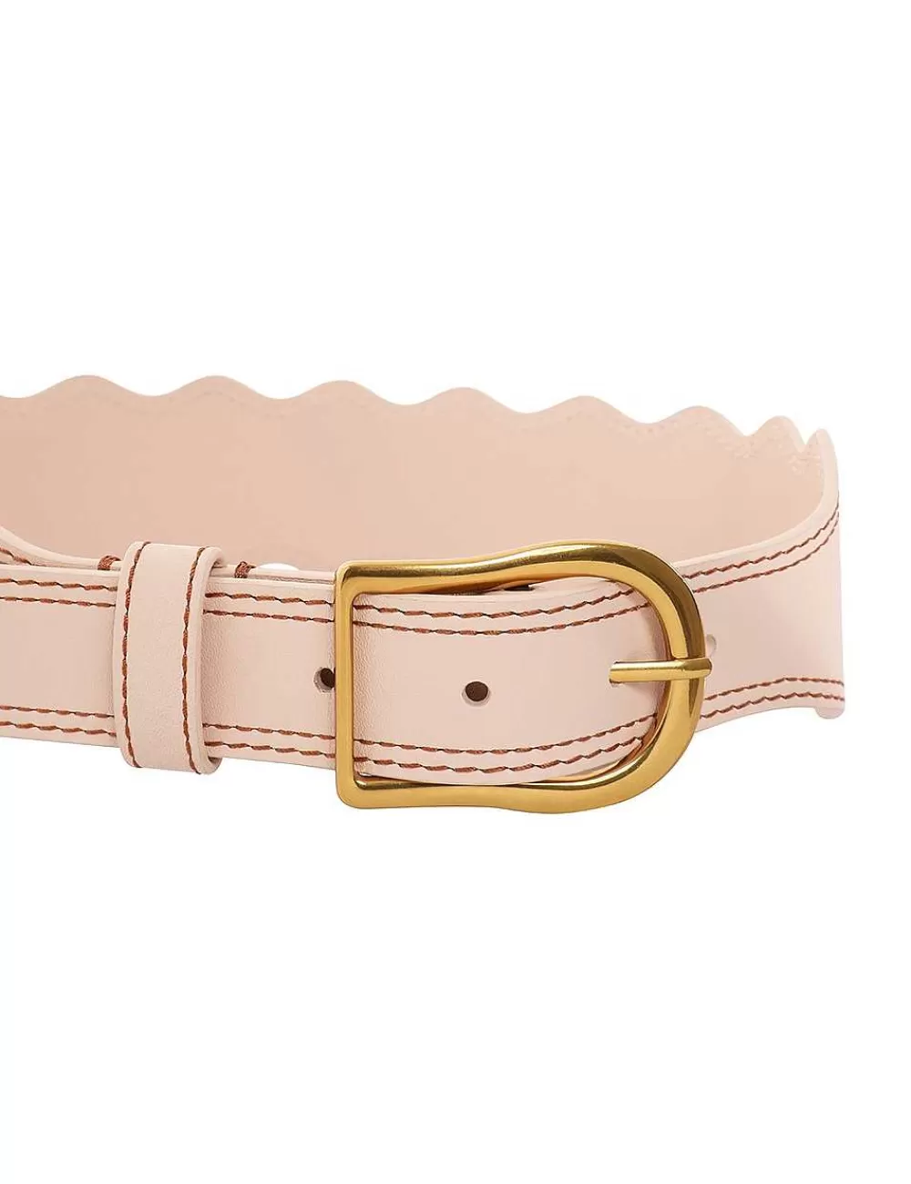 Clearance ZIMMERMANN Wave Leather Waist Belt